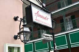 Arnaud's on Bourbon and Bienville Streets